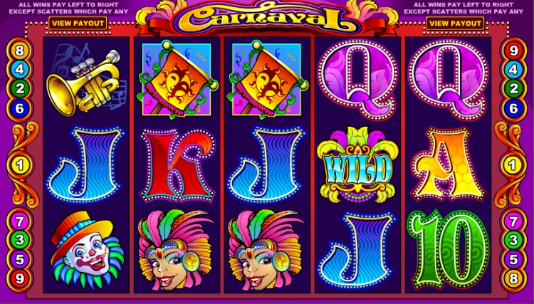 Яркий и расочный слот «Carnival» в казино Вулкан Делюкс